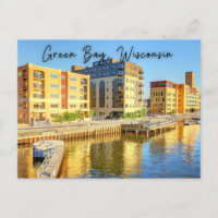 Cartão postal Green Bay Wisconsin