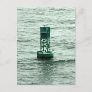 Cartão Postal Green Buoy