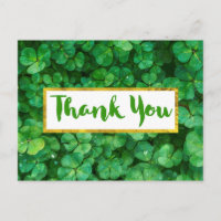 Green Clover deixa o fundo obrigado