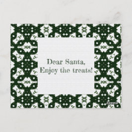 Cartão Postal Green Garland Natal