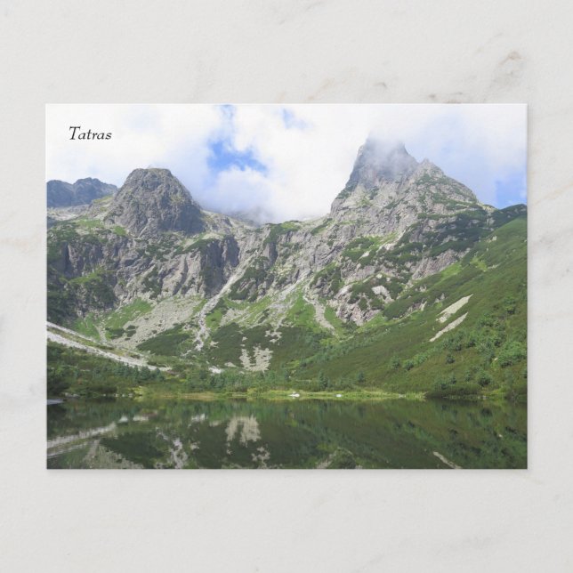 Cartão Postal Green Kiezmarski Pond, Tatras (Frente)
