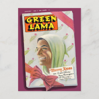 Cartão Postal Green Lama 7