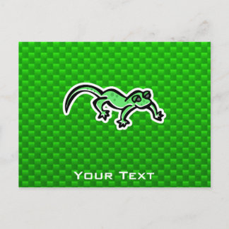 Cartão Postal Green Lizard