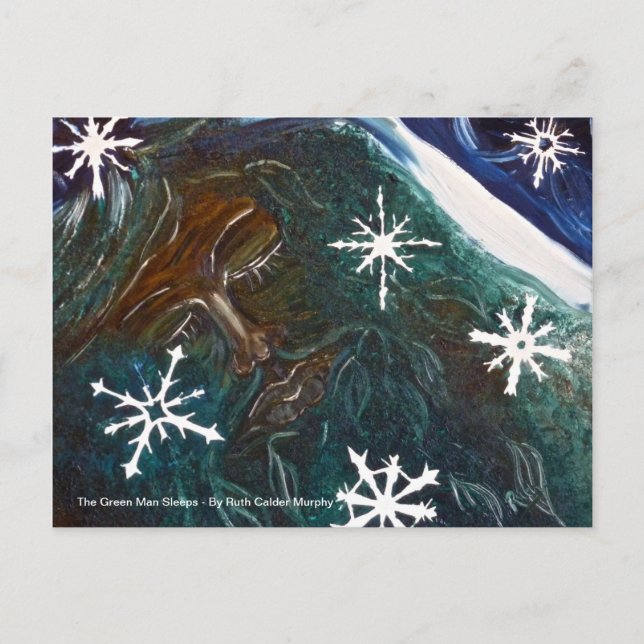 Cartão postal Green Man (Frente)