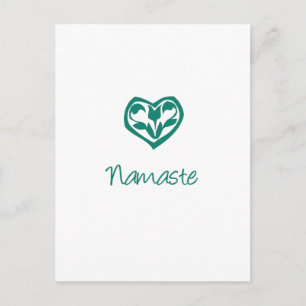 Cartão Postal Green Namaste