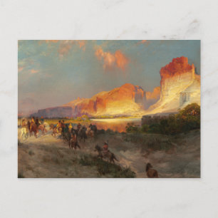 Cartão Postal Green River Cliff, Wyoming