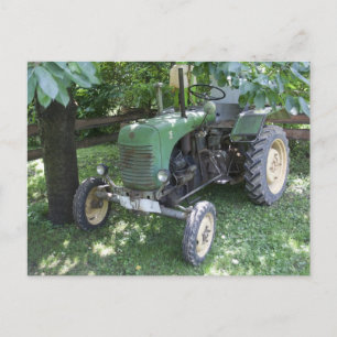 Cartão Postal Green Steyr Trator 80A