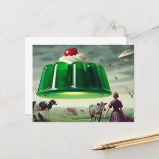 Cartão Postal Green Surreal Sweet Treat