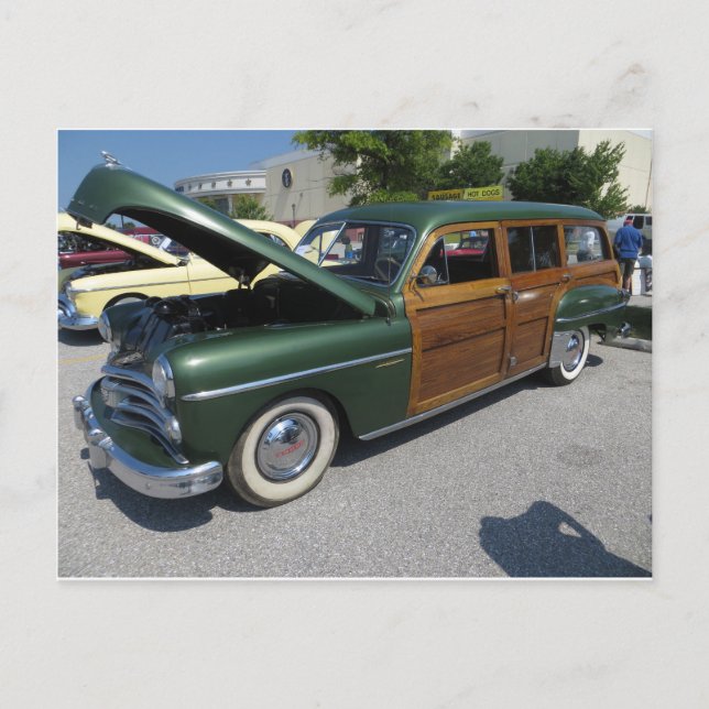 Cartão Postal Green Woodie (Frente)