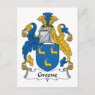 Cartão Postal Greene Family Crest
