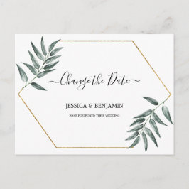 Cartão Postal Greenery deixa alteração adiada de script de data