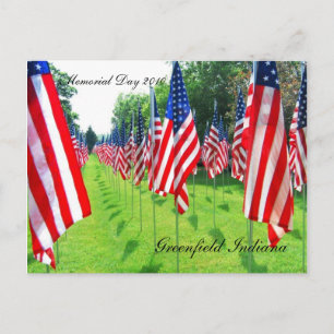 Cartão Postal Greenfield Indiana, Memorial Day 2010