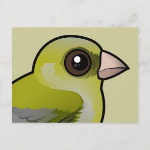 Cartão Postal Greenfinch Europeu