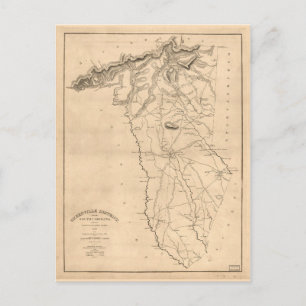 Cartão postal Greenville Carolina do Sul 1820