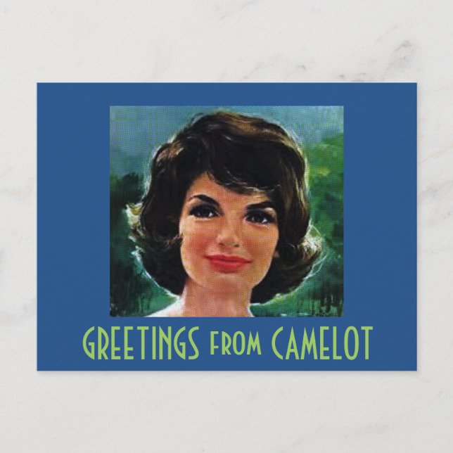 CARTÃO POSTAL GREETINGS DE CAMELOT (Frente)