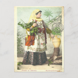Cartão postal grego Femme de Salamis 1905