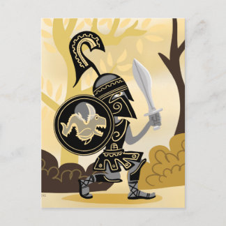 Cartão Postal Grego Hoplite