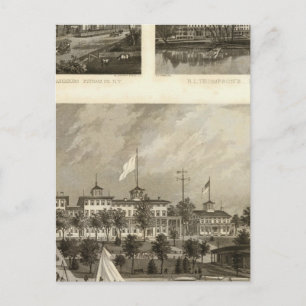 Cartão Postal Gregory House, Doane, residências Thompson