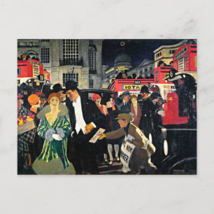 Cartão Postal Greiffenhagen - Londres: Piccadilly