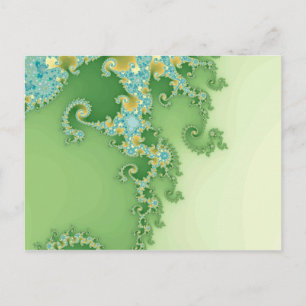 Cartão Postal Grelha - Fractal
