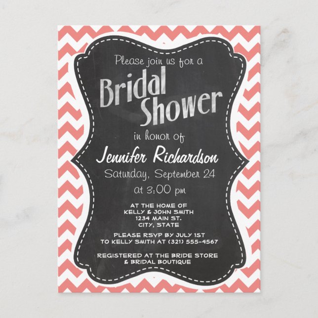 Cartão Postal Grelhas de Coral Leve; Olhos de Chalkboard (Frente)