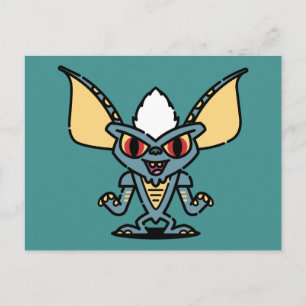 Cartão Postal Gremlins   Stripe Personagem de Desenho Fofo