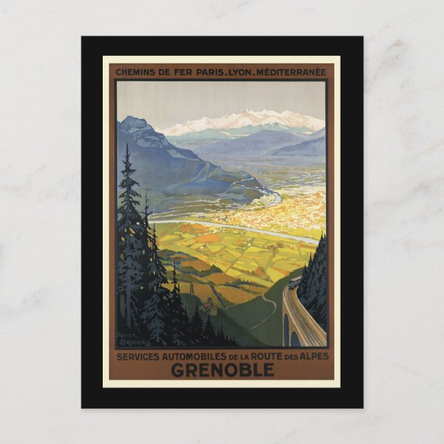 Cartão Postal Grenoble (Frente)