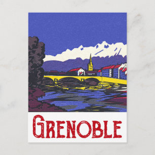 Cartão Postal Grenoble, França