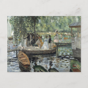 Cartão Postal Grenouillere Renoir Impressionista Pintura