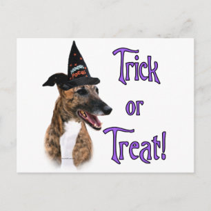 Cartão Postal Greyhound (brindle)