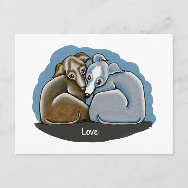 Cartão Postal Greyhound Huddle (Frente)