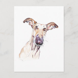 Cartão Postal Greyhound, Ilustração de Cachorro
