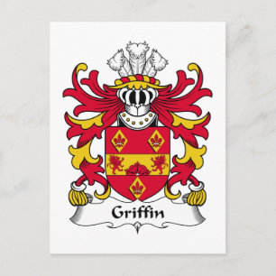 Cartão Postal Griffin Family Crest