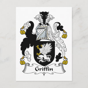 Cartão Postal Griffin Family Crest