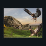 Cartão Postal Griffin Vs Wyvern Bombardeando Batalha do Dragão<br><div class="desc">Este design pode ser personalizado escolhendo a opção personalizar para adicionar texto. Entre em contato comigo em colorflowcreations@gmail.com se você quiser usar este design em outro produto. Compre minha pintura de acrílico abstrato original para venda em www.etsy.com/shop/colorflowart. Veja mais das minhas criações ou siga-me em www.facebook.com/colorflowcreations, www.instagram.com/colorflowcreations, www.twitter.com/colorflowart e www.pinterest.com/colorflowcreations....</div>