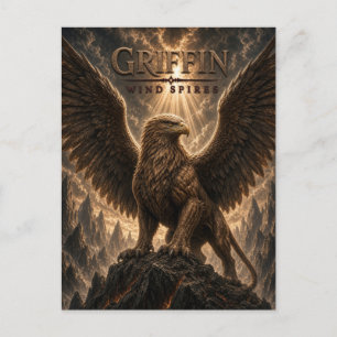 Cartão Postal Griffin Wind Spires Dark Cinema