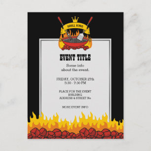 Cartão Postal Grill King