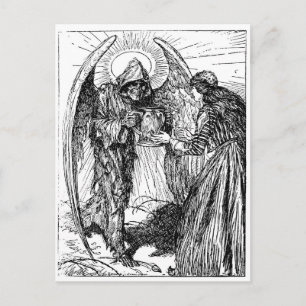 Cartão postal Grim Reaper