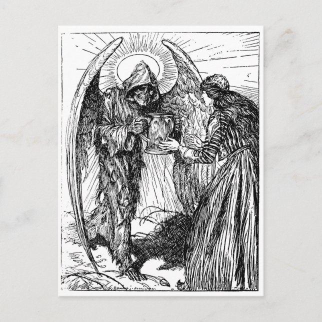 Cartão postal Grim Reaper (Frente)