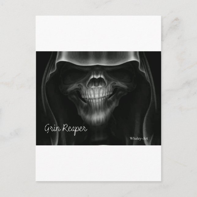 Cartão Postal Grin Reaper (Frente)