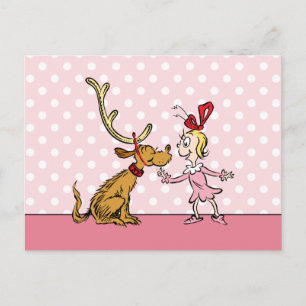 Cartão Postal Grinch   Max & Cindy Lou Quem