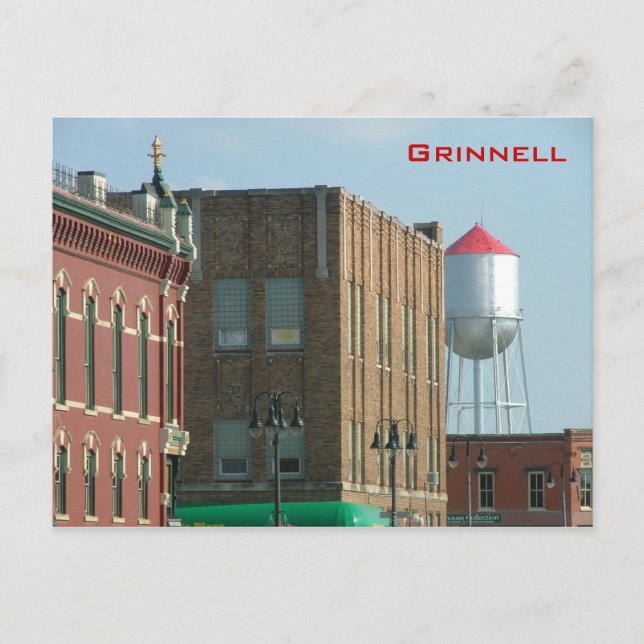 Cartão Postal Grinnell (Frente)