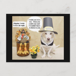 Cartão Postal Gripe e Moando a Turquia