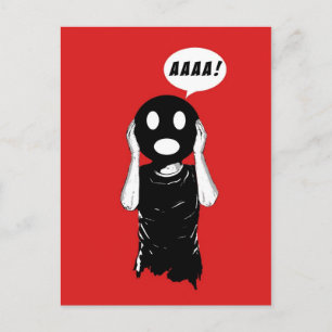 Cartão Postal gritar