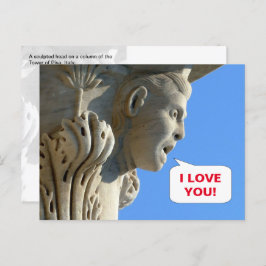 Cartão Postal Grite em voz alta! - Torre de Pisa, Itália -