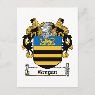 Cartão Postal Grogan Family Crest