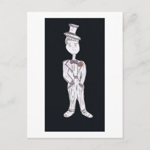 Cartão Postal Groom Tuxedo