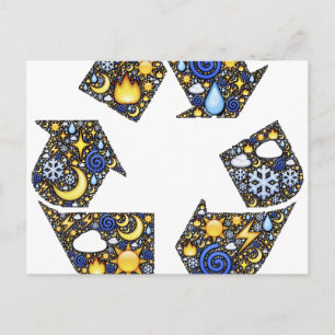 Cartão Postal Groovy Ecology