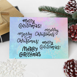Cartão Postal Groovy Felry Natal