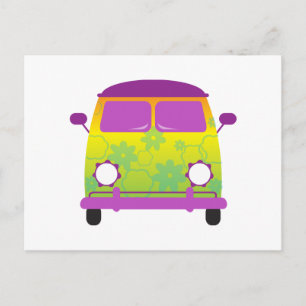 Cartão Postal Groovy Van